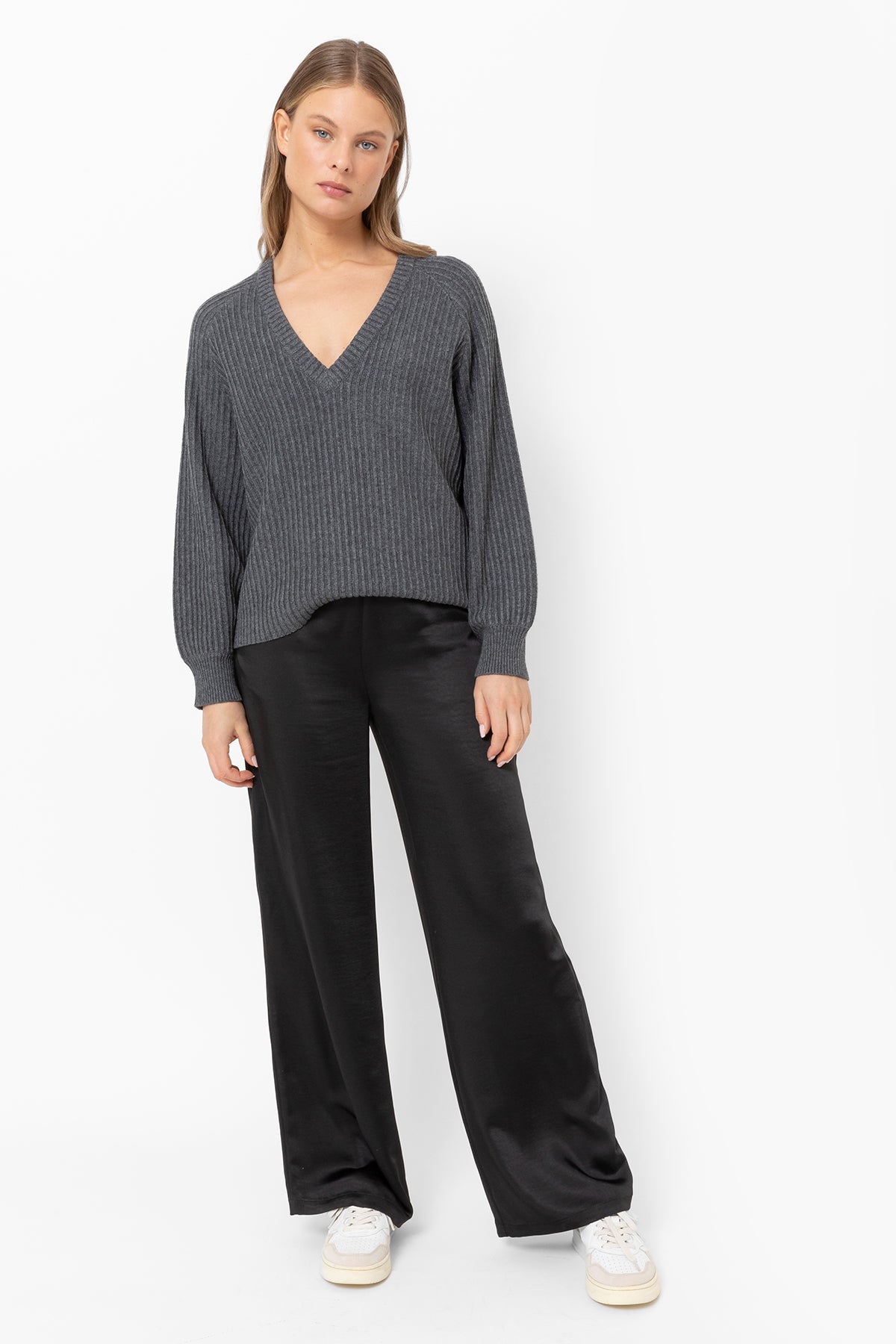 Pantalon large Hudson | Noir