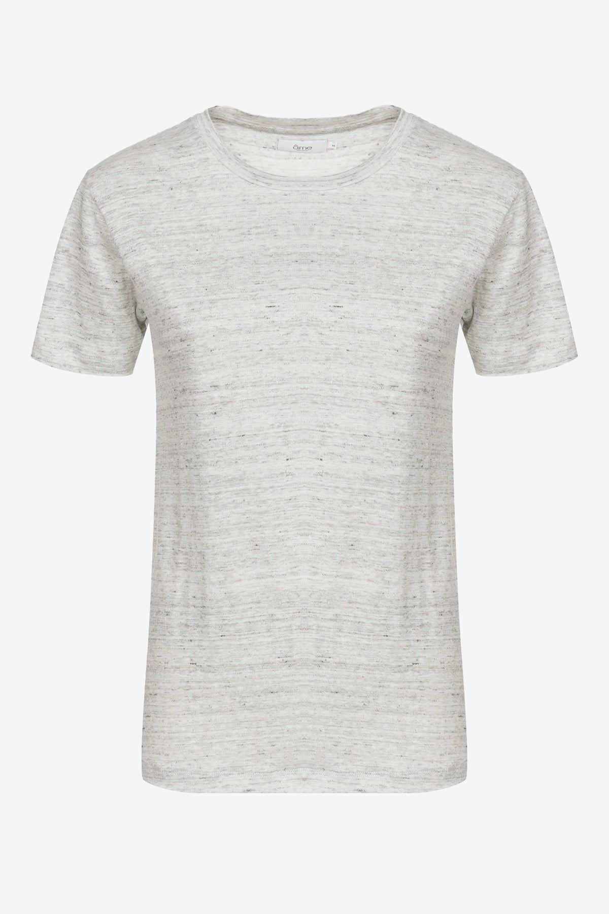 Julia linen T-shirt | Marled Grey