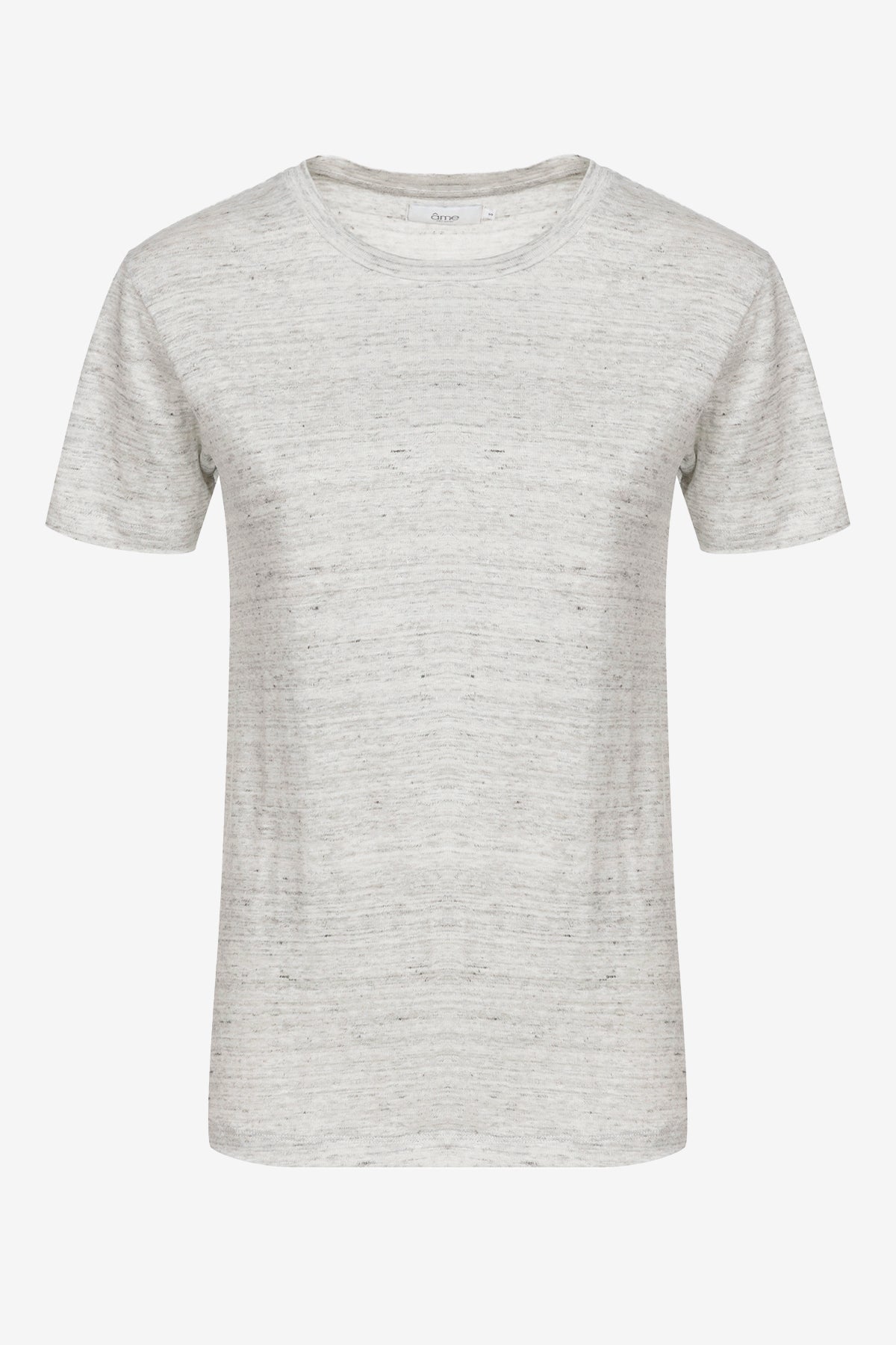 Julia linen T-shirt | Marled Grey