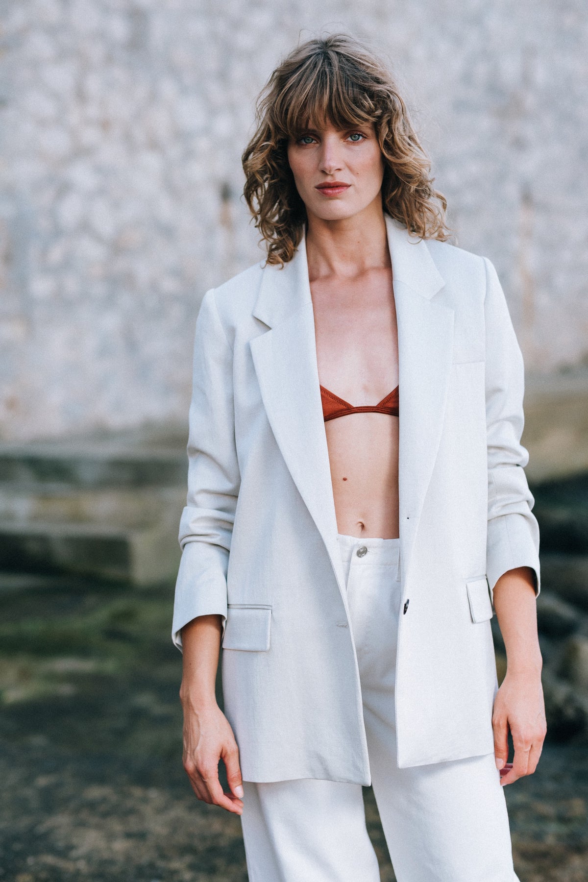 Harissa Linnen Blazer | Sand
