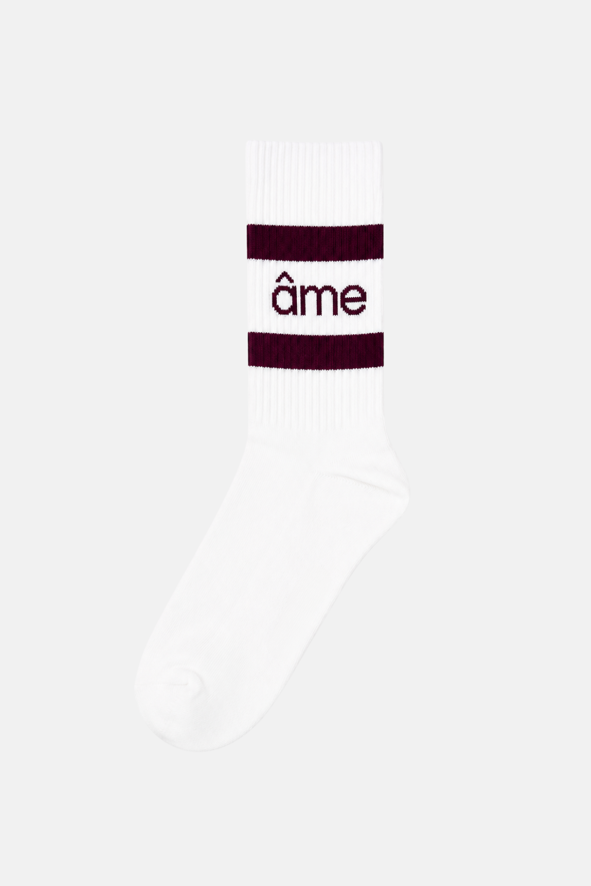 Kanye Socks | White & Plum