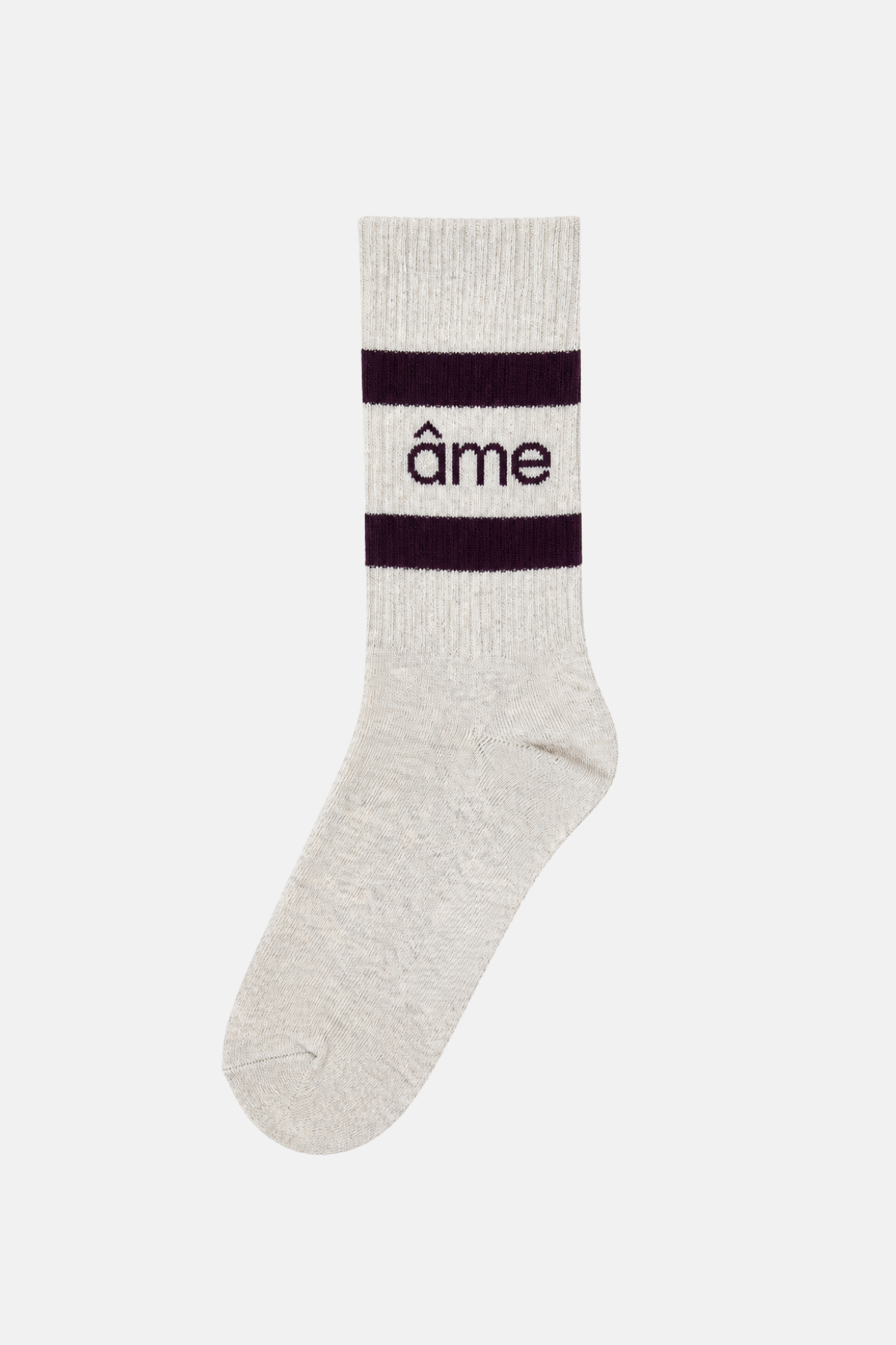 Chaussettes Kanye | Ivoire et Prune
