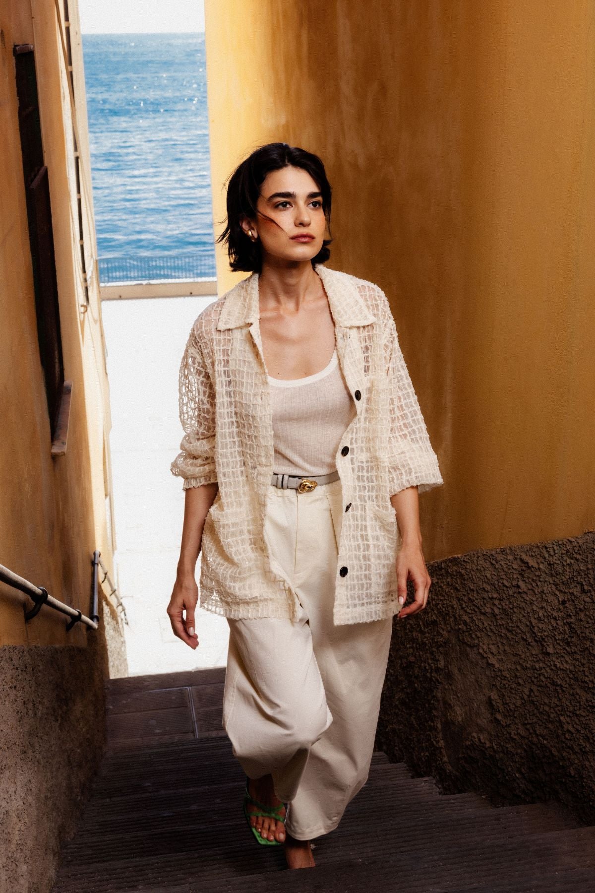 Nope Lace Jacket | Off White