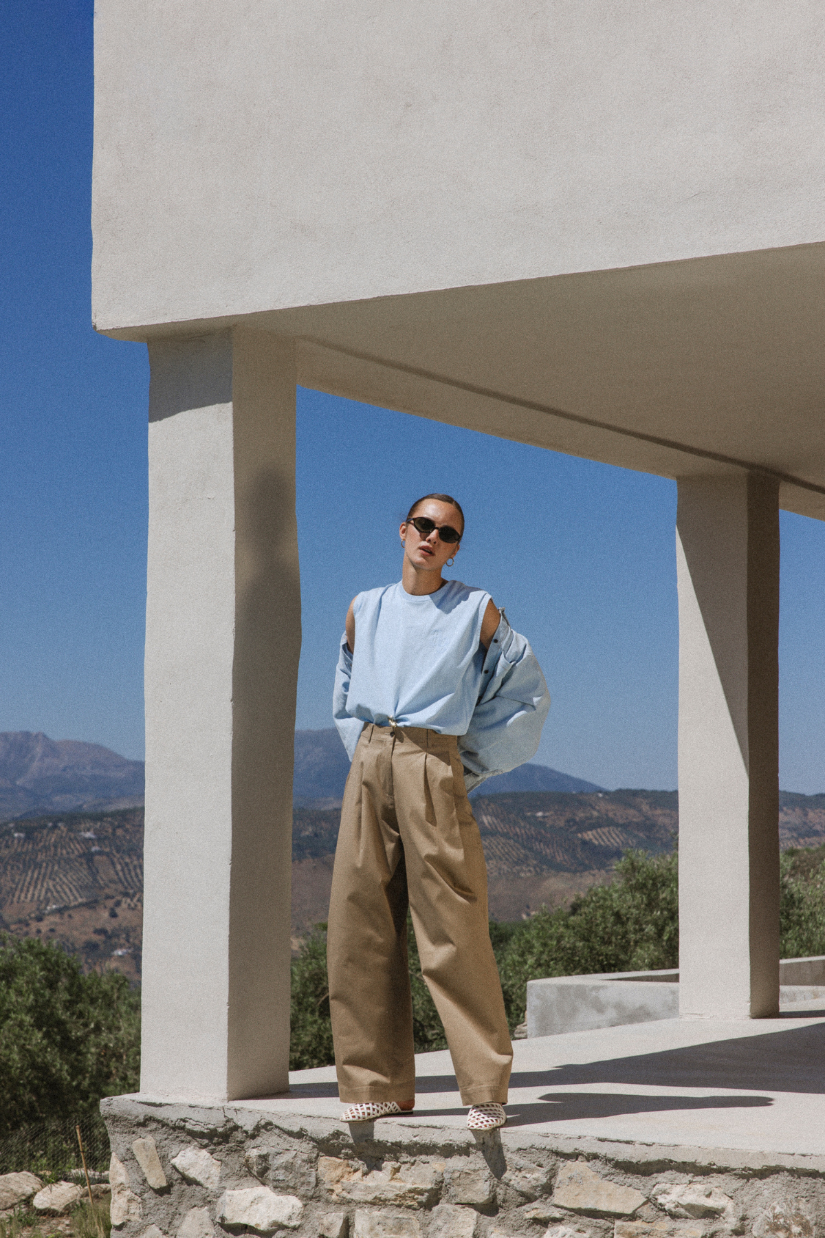 Marta Pleated Pants | Beige