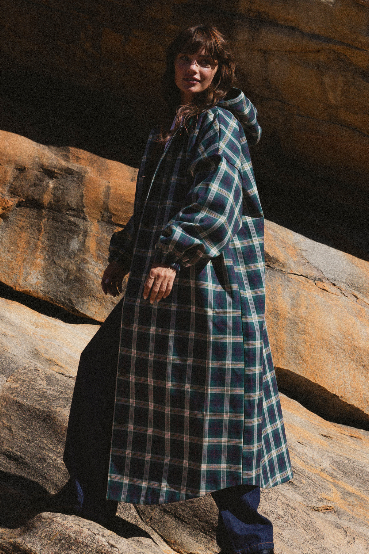 Morgan Manteau Long | À carreaux