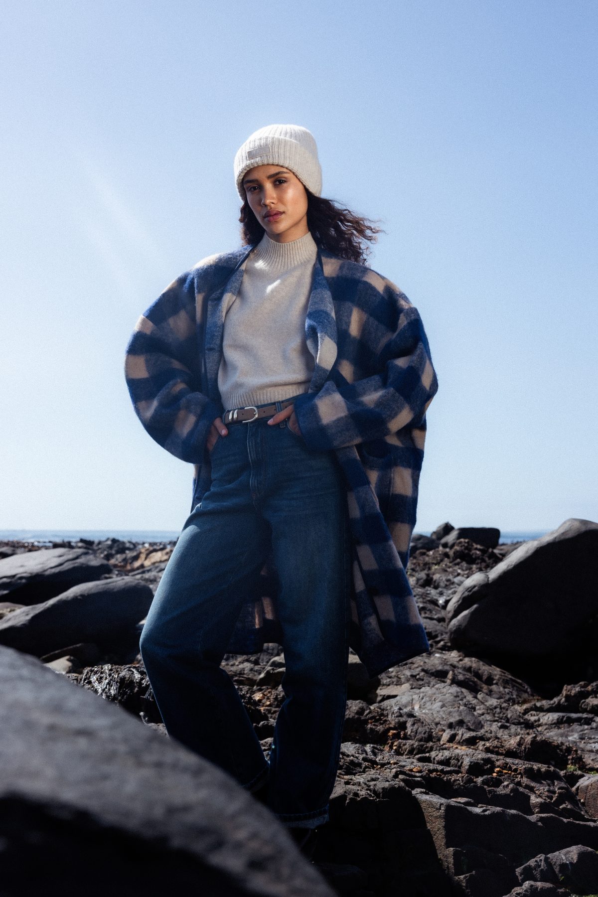 Mimi Straight Denim | Dark Blue