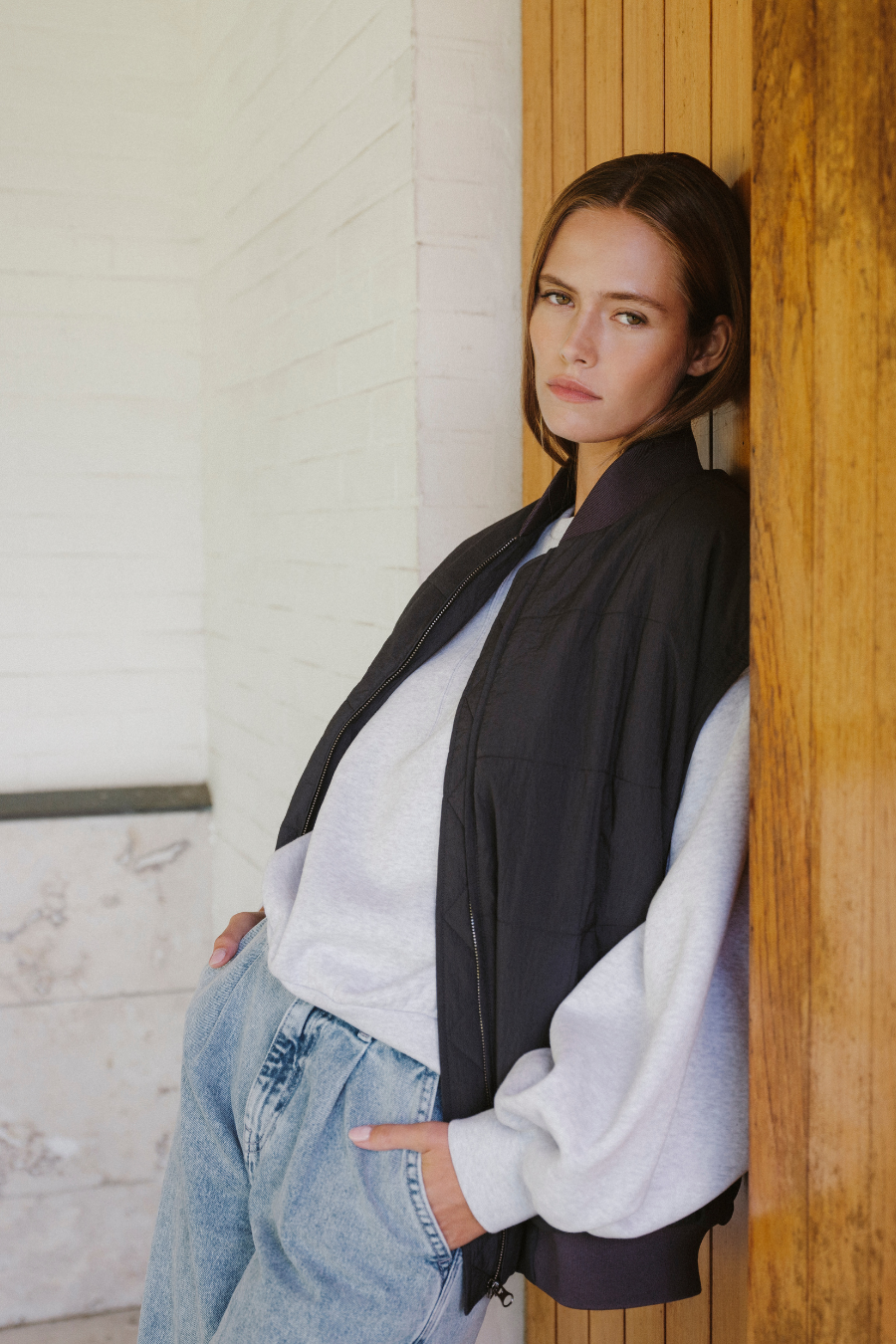 Keira veste sans manches | Gris foncé