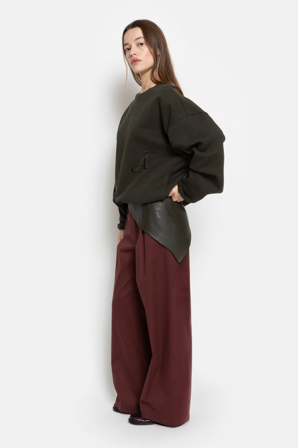 Nice Wide Pants | Bordeaux