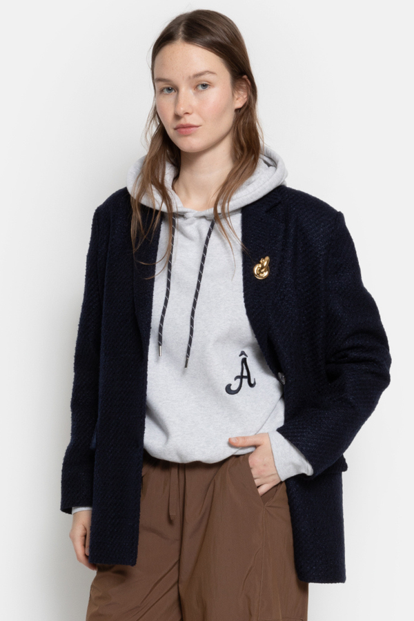 Olivier Hoodie | Marled Grey