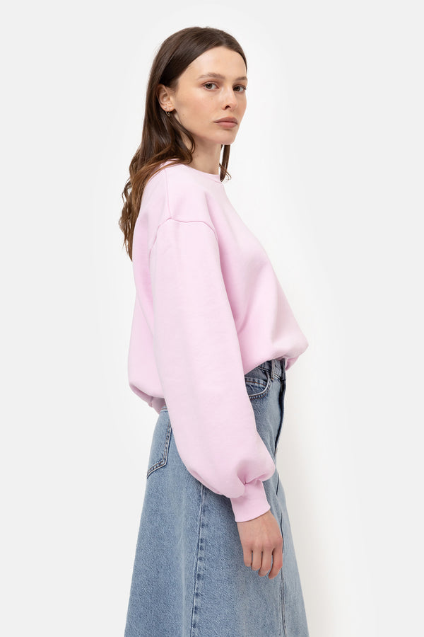 Sweatshirt Clémence | Rose clair