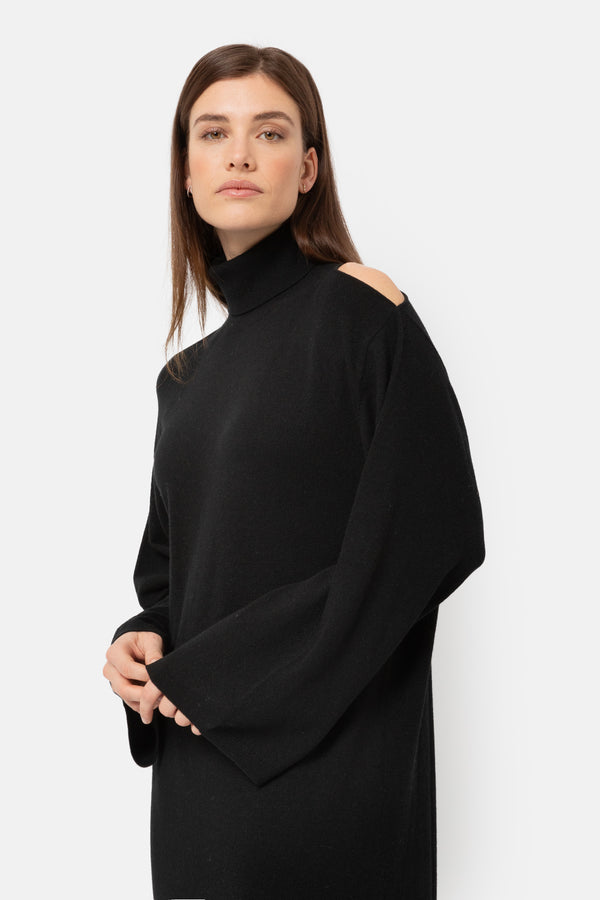 Robe Kanoe en tricot | Noir