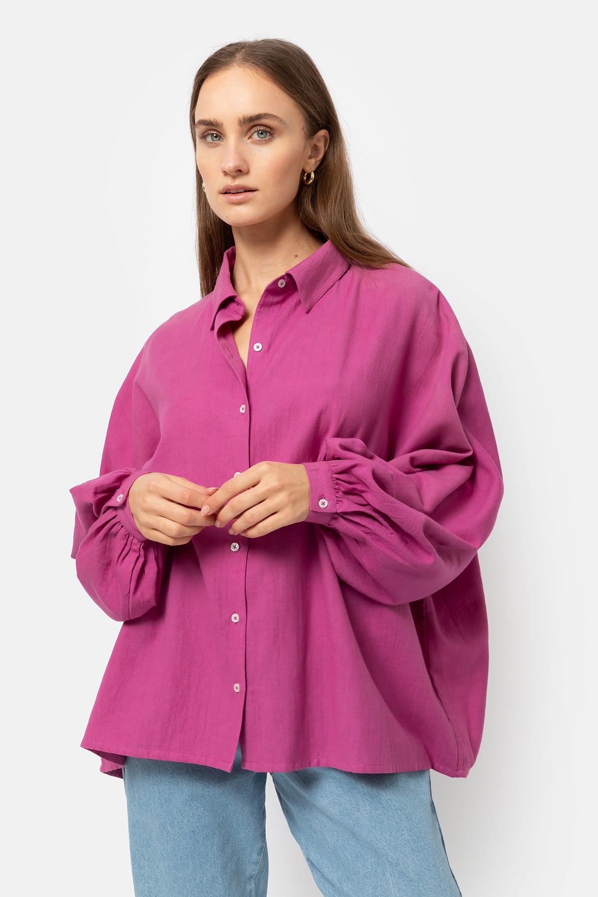  Gala Oversized Shirt | Violet Orchidée