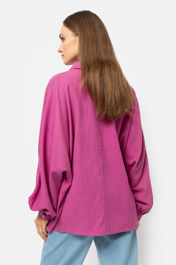Gala Oversized Shirt | Orchid Purple