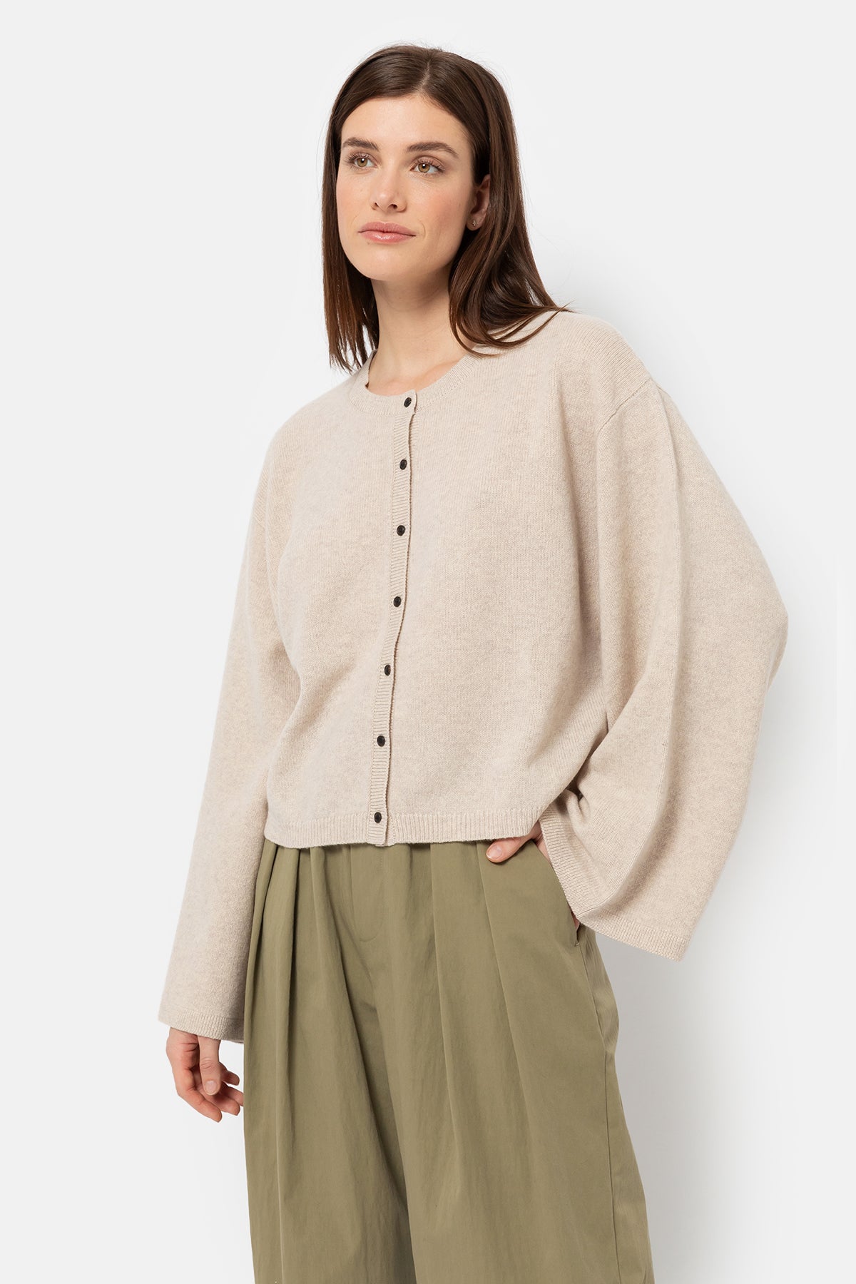 Kate Cardigan | Beige