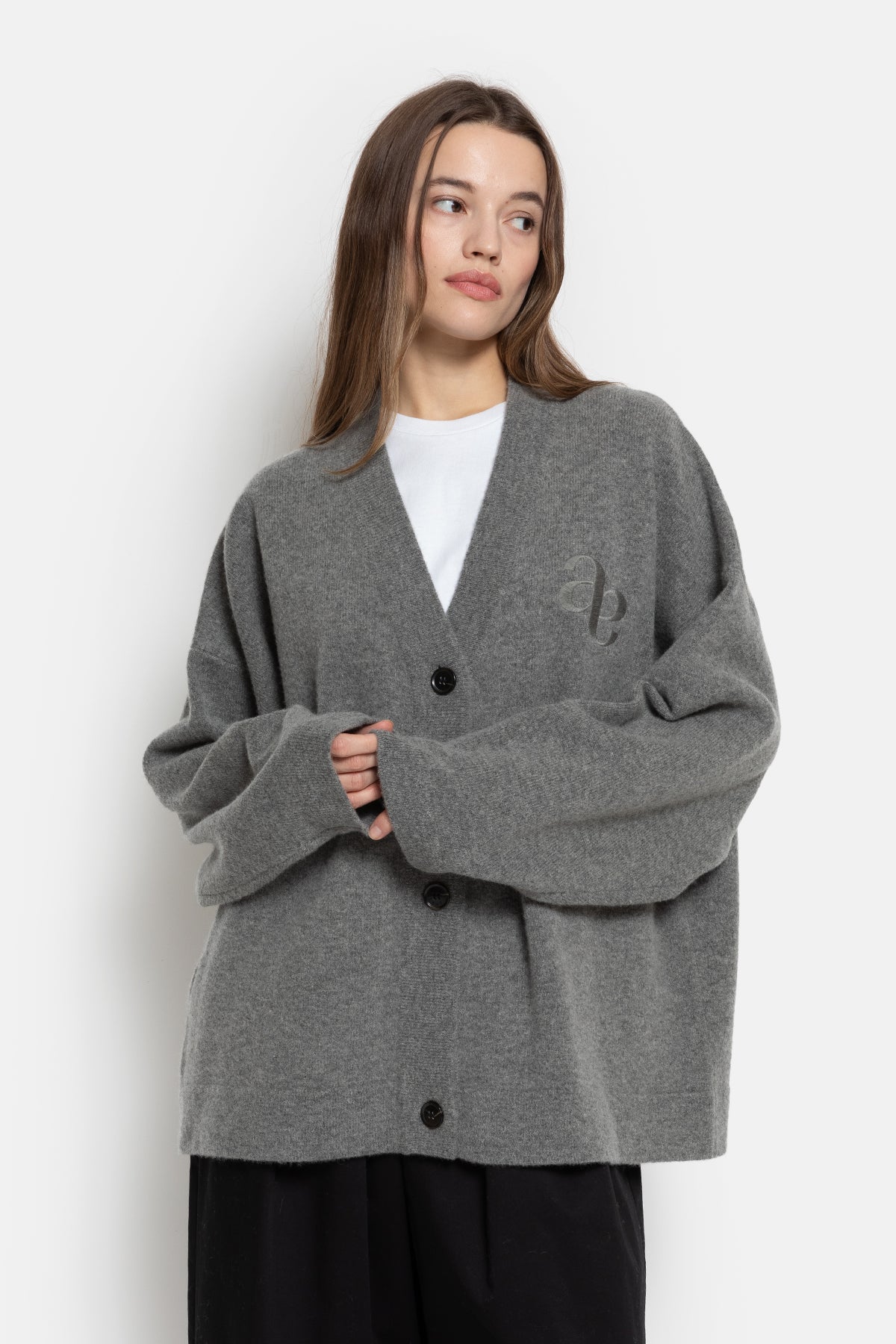 Cardigan en maille Olympia | Marron