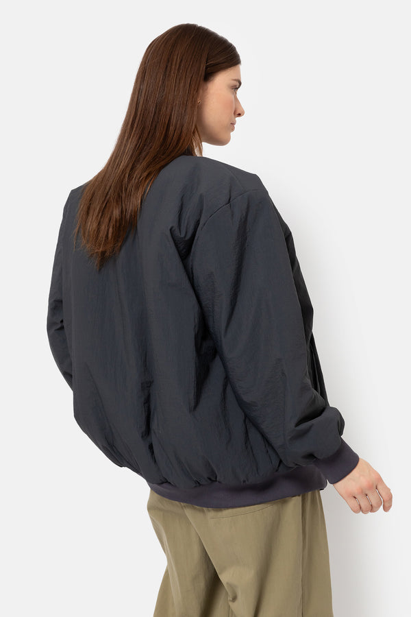 Kristian Bomber Jacket | Dark Grey w/ Teddy Lining