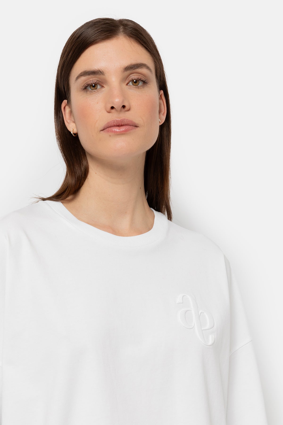 Kid Oversized Longsleeve T-Shirt | White – Âme antwerp