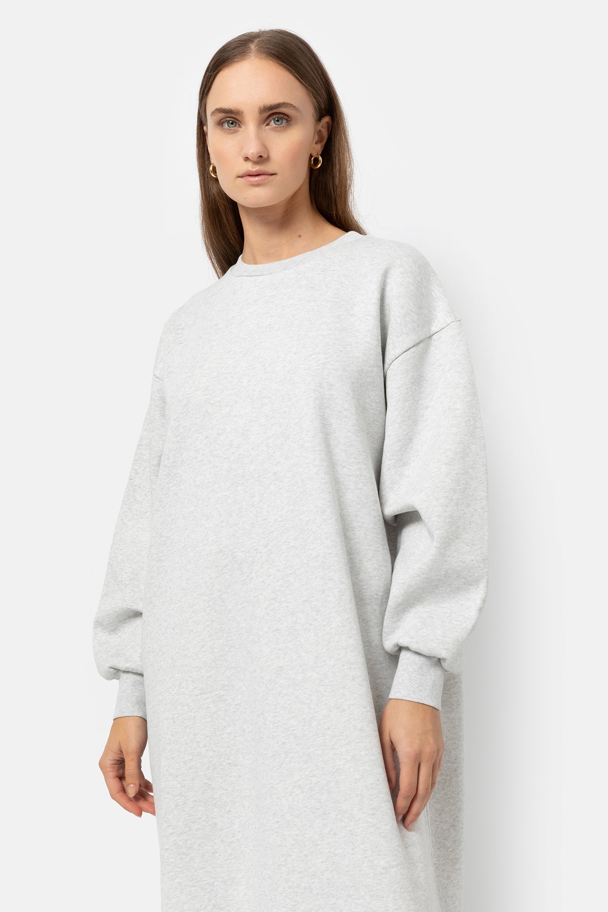 Dancy Sweatshirt Dress | Marled Grey – Âme antwerp