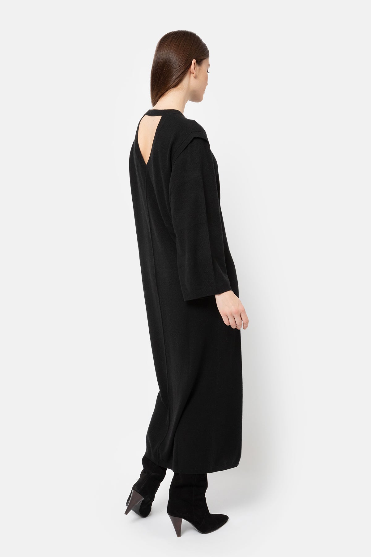 Kurious Robe tricot | Noir