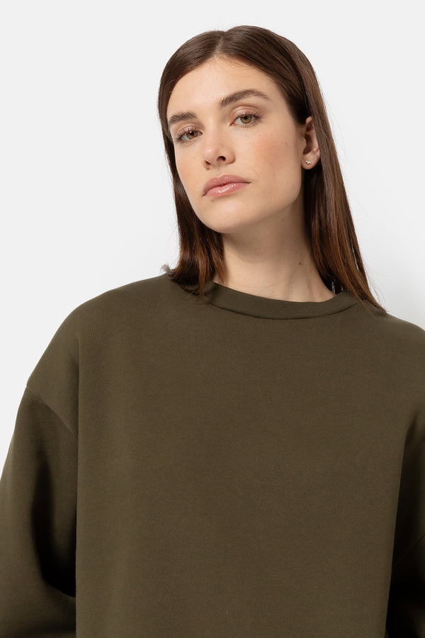  Ulla Oversized Sweatshirt | Vert Khaki