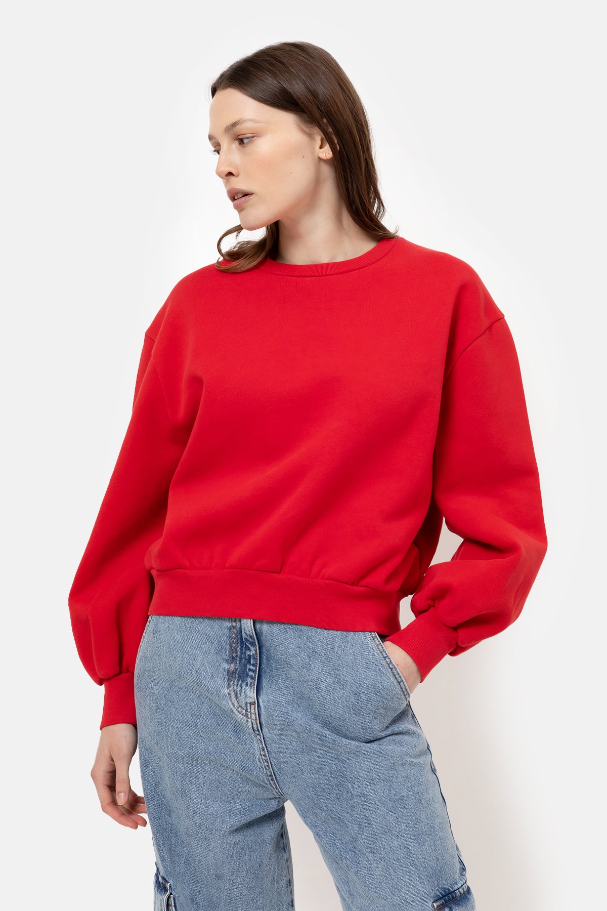 Clemence Sweatshirt | Toreador Red