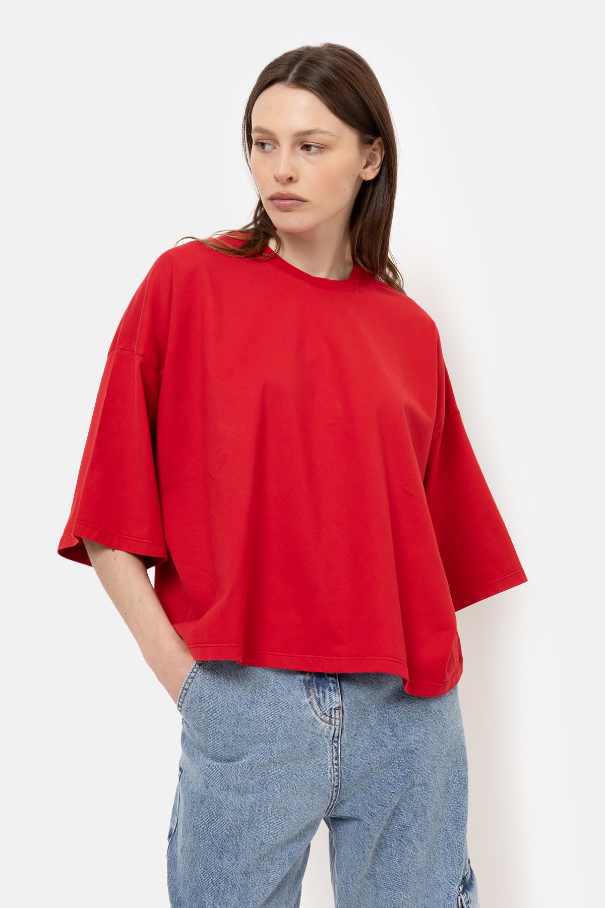 Eloise Boxy T-Shirt | Red