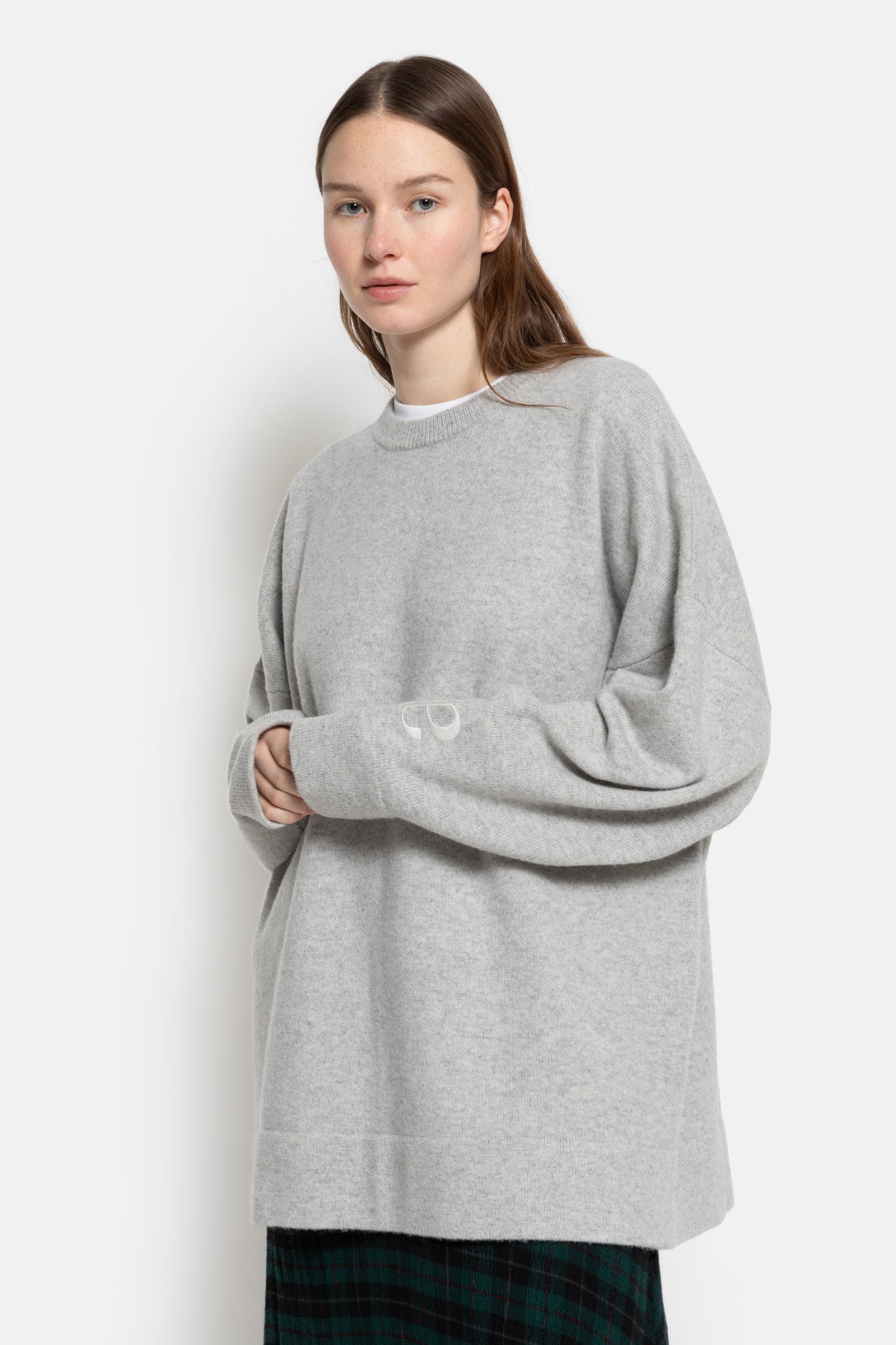 Pull Oslo Tricoté | Gris Clair