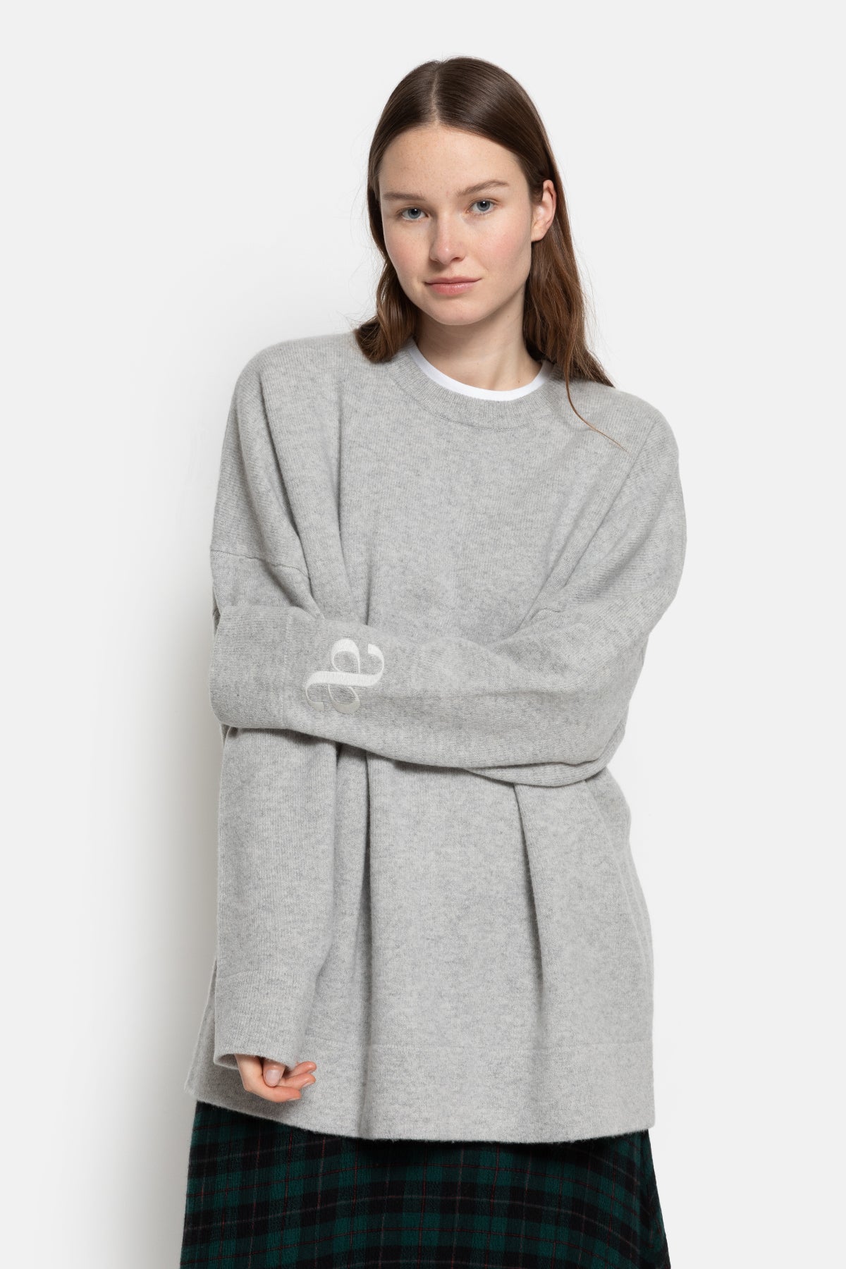 Pull Oslo Tricoté | Gris Clair