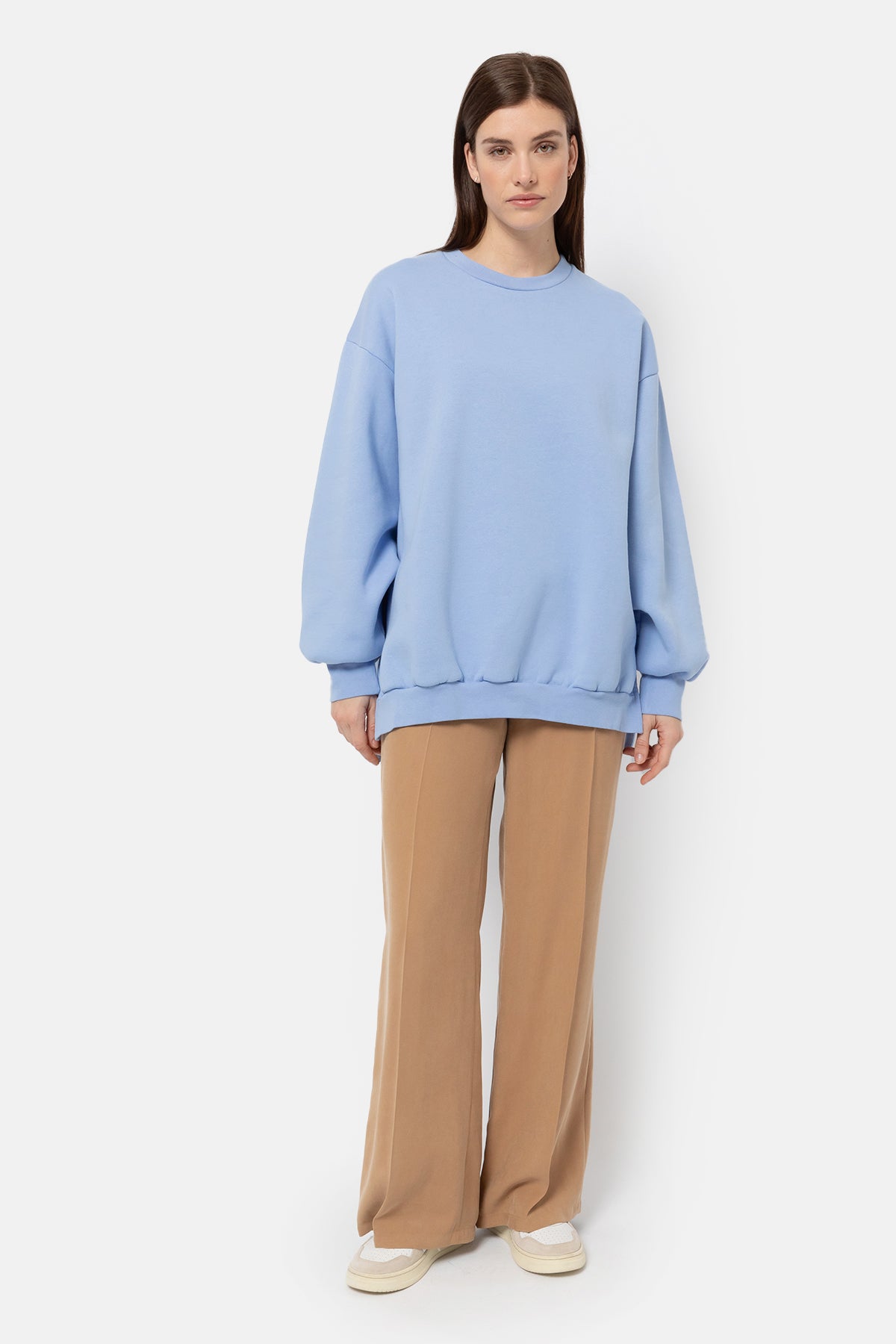 Ulla Oversized Sweatshirt | Grapemist Blue