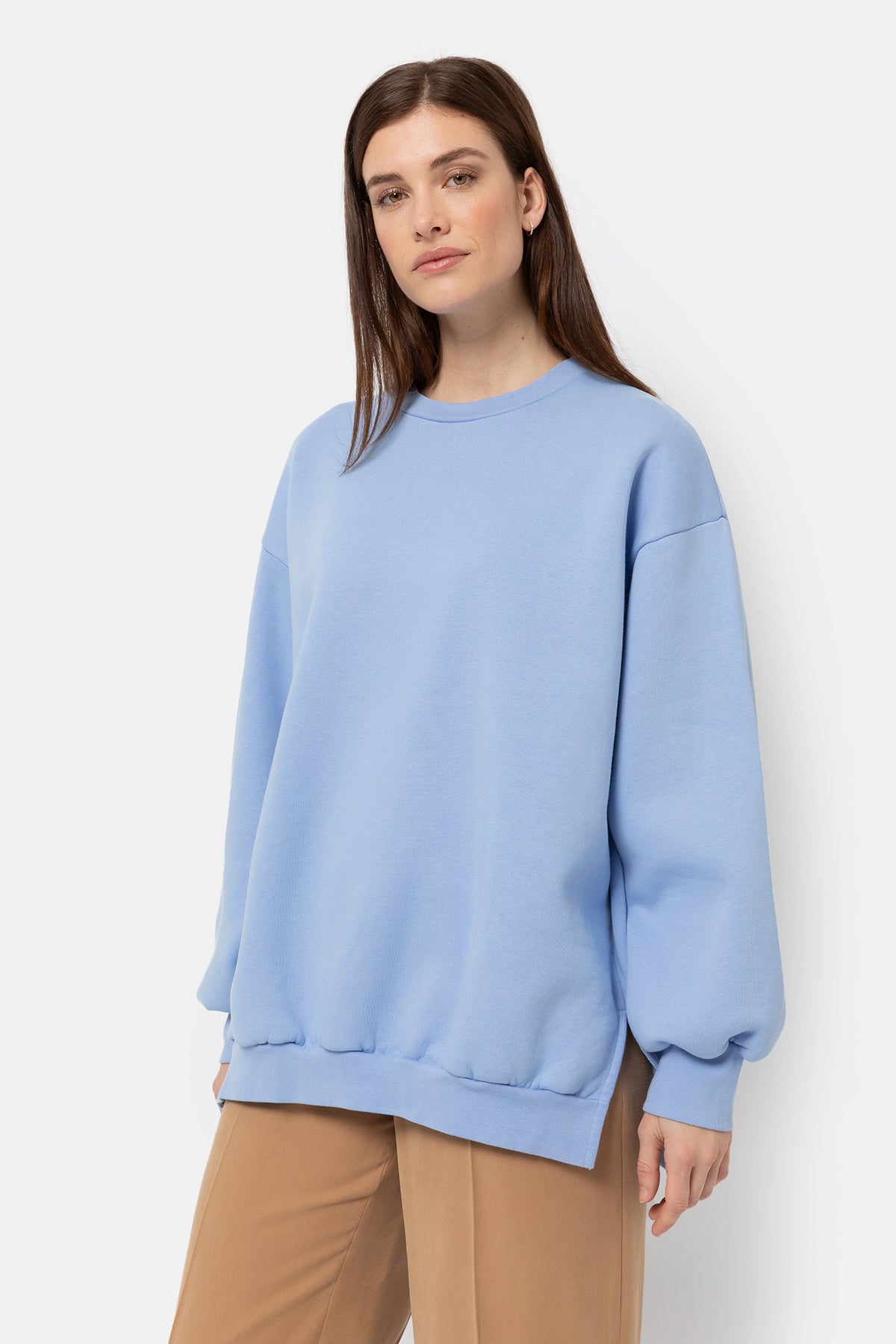 Ulla Oversized Sweatshirt | Grapemist Blue