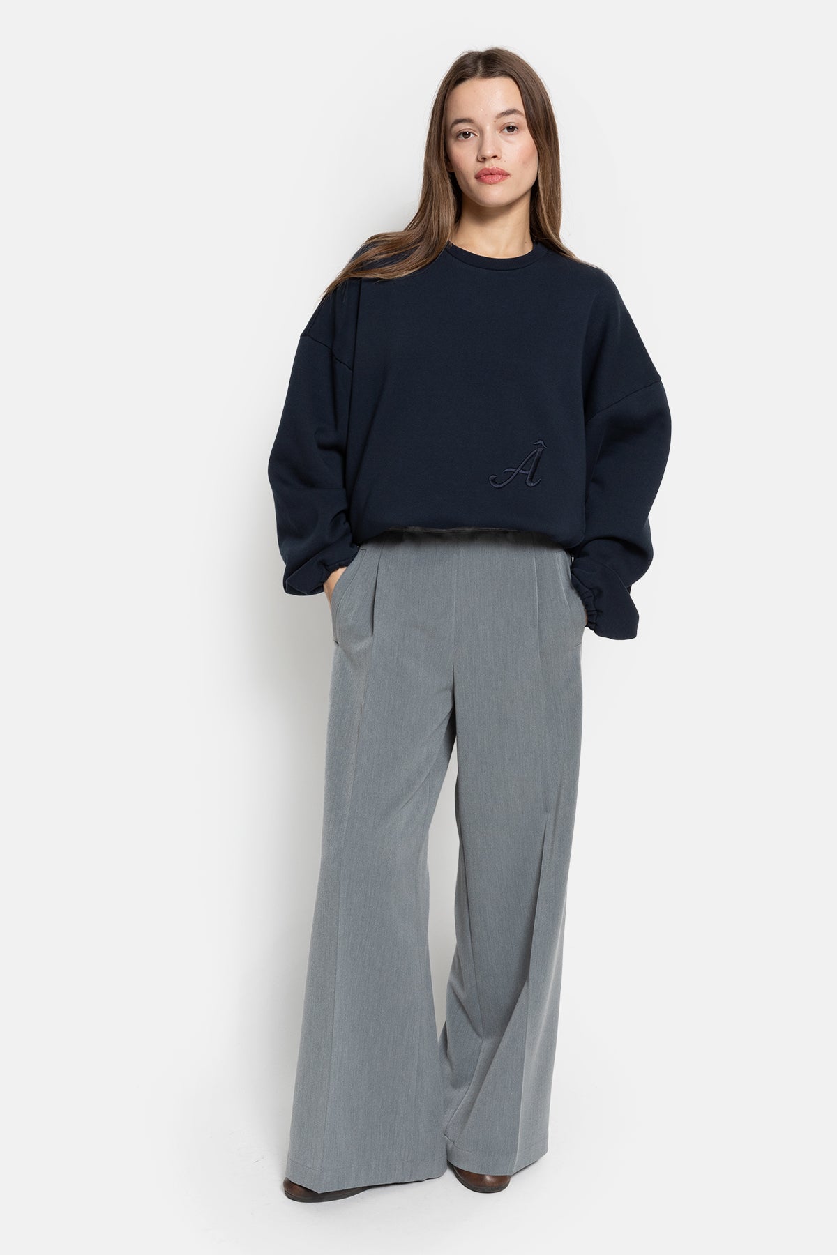 Nice Wide Pants | Mid Grey
