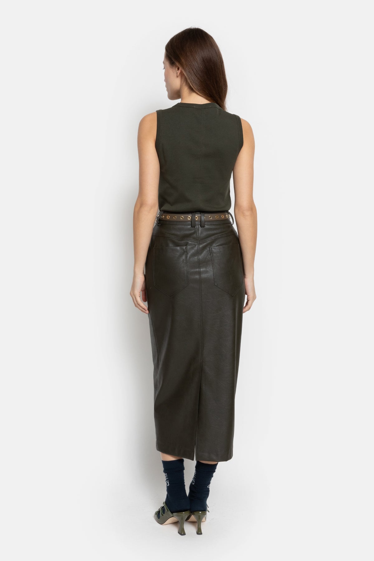 Maya Skirt | Dark Khaki