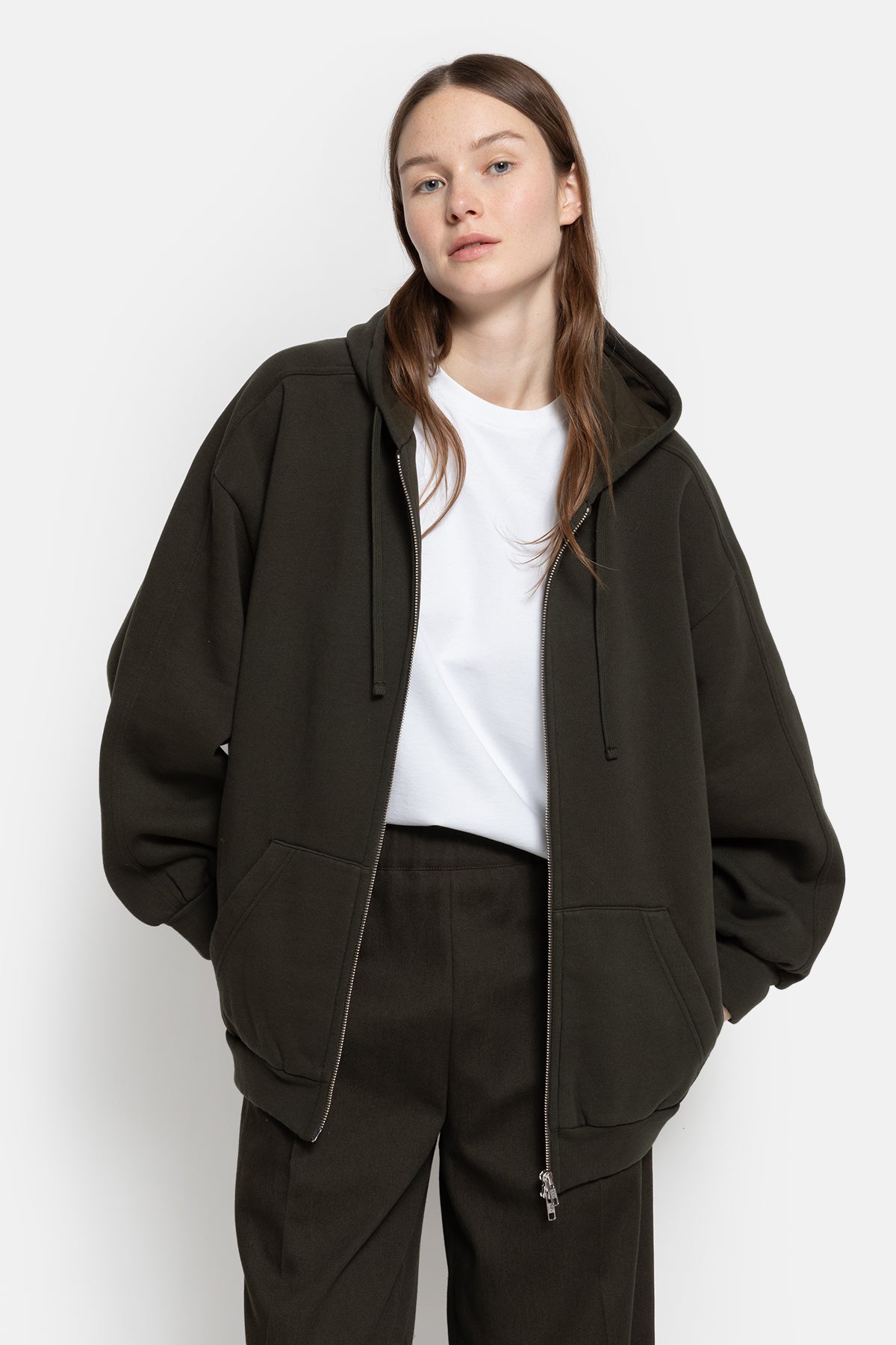 Sweat zippé Ooper | Vert forêt
