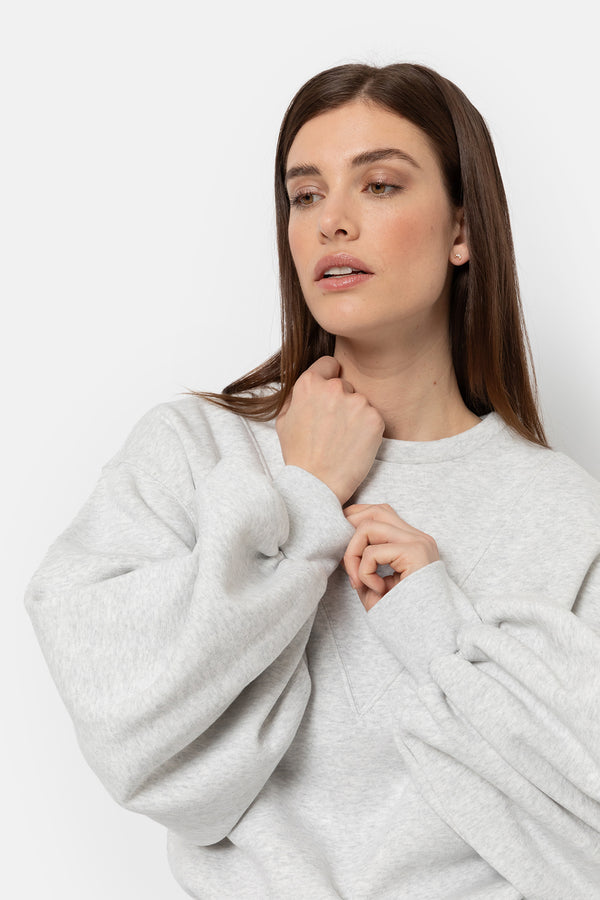 Kim Sweatshirt | Marled Grey