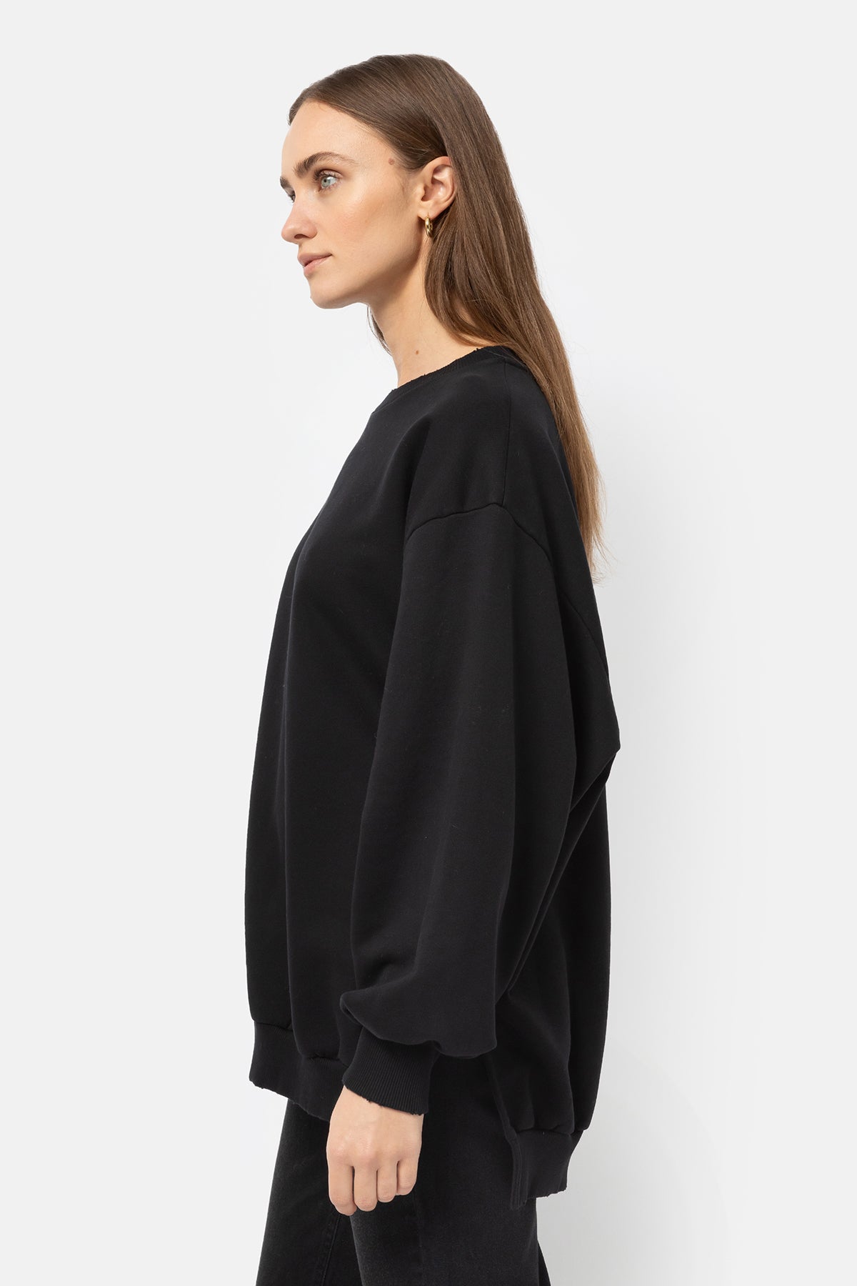 Sweatshirt Oversized Ulla | Noir