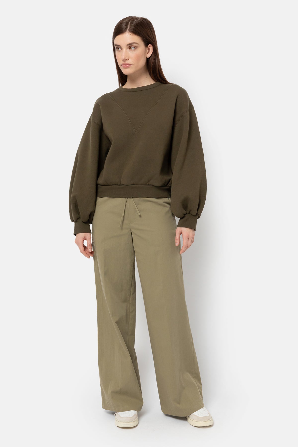 Kim Sweatshirt | Vert Khaki