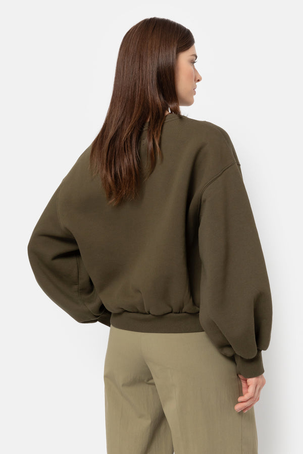 Kim Sweatshirt | Khaki Green