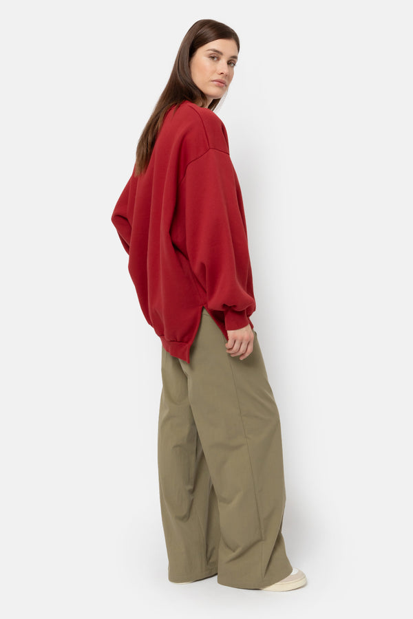  Ulla Oversized Sweatshirt | Rouge