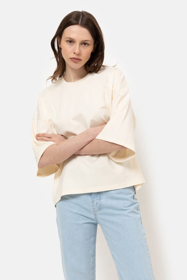 Eloise Boxy T-Shirt | Cream