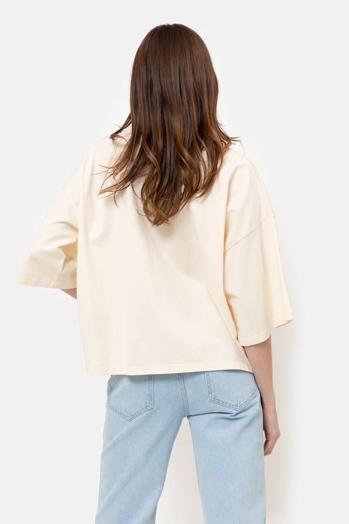 Eloise Boxy T-Shirt | Cream – Âme antwerp