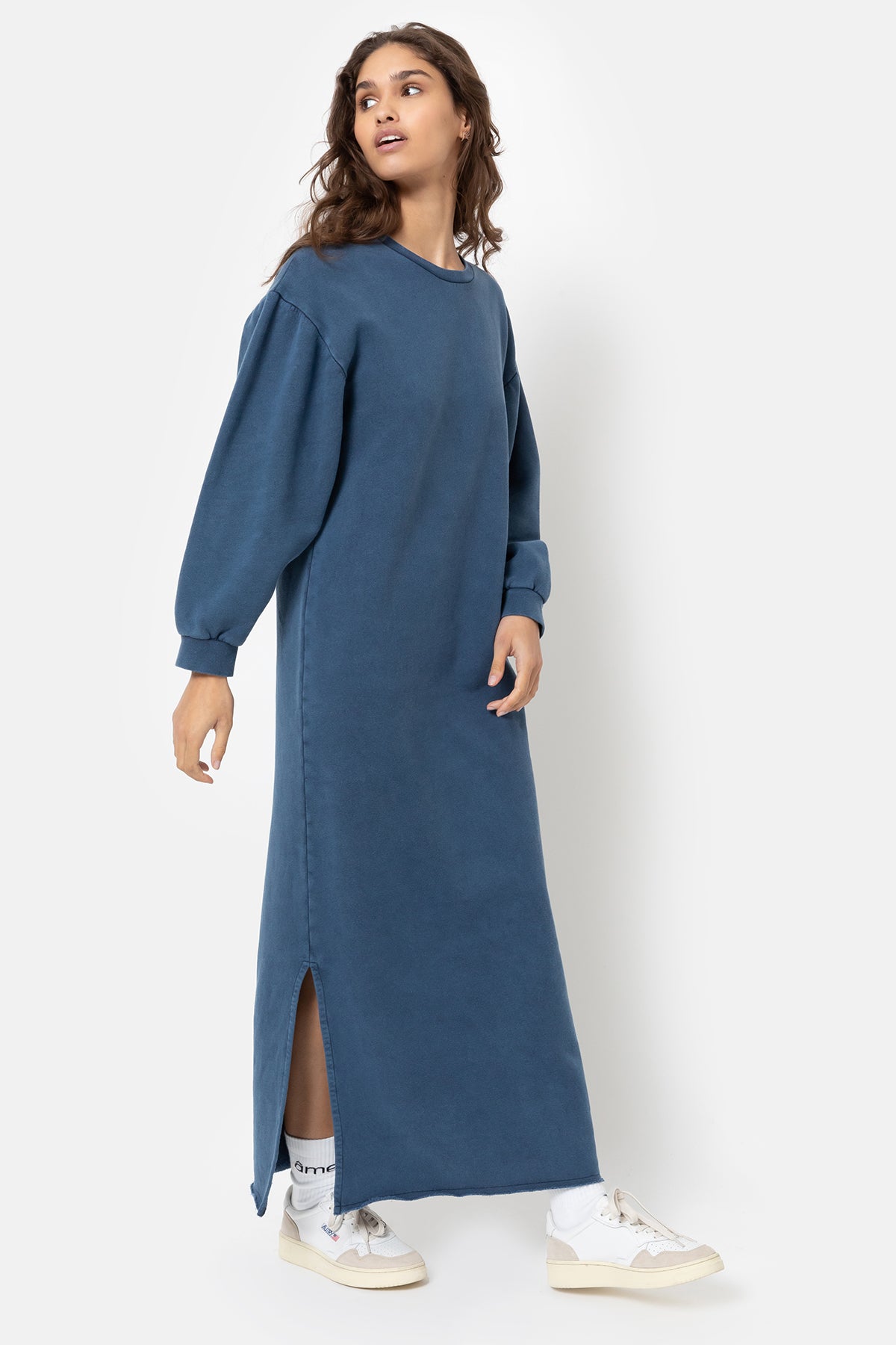 Galvani Sweatshirt Dress | Eclipse Blue
