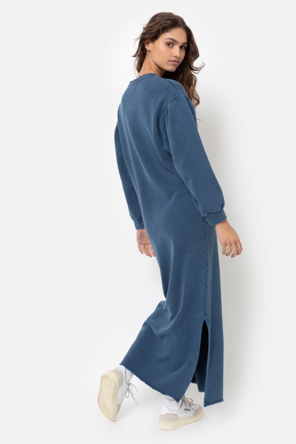 Galvani Sweatshirt Dress | Eclipse Blue