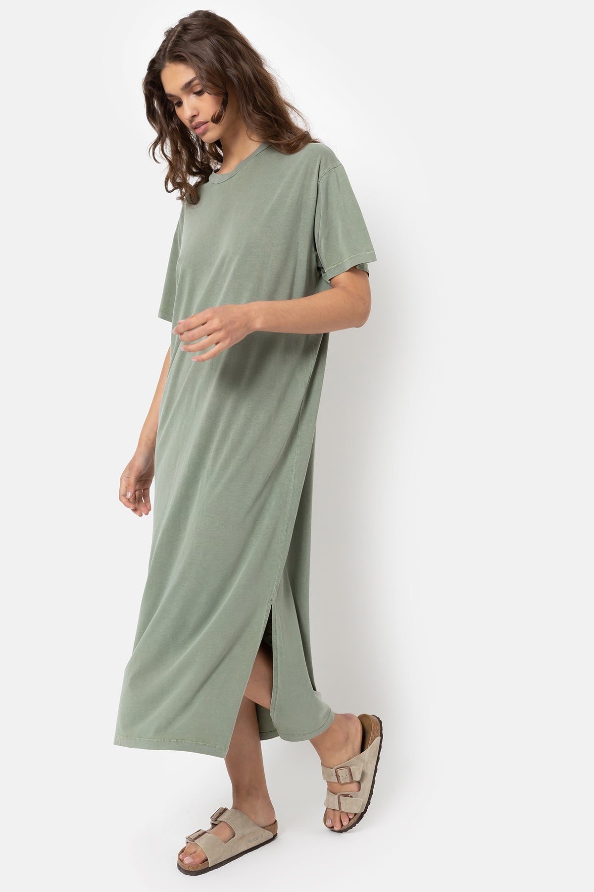 Eva Dress | Avocado Green