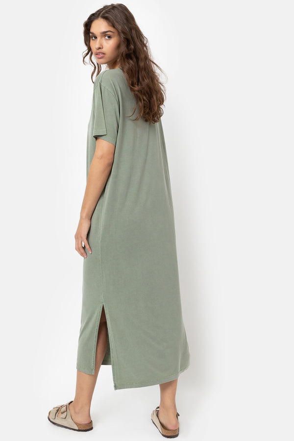 Eva Dress | Avocado Green