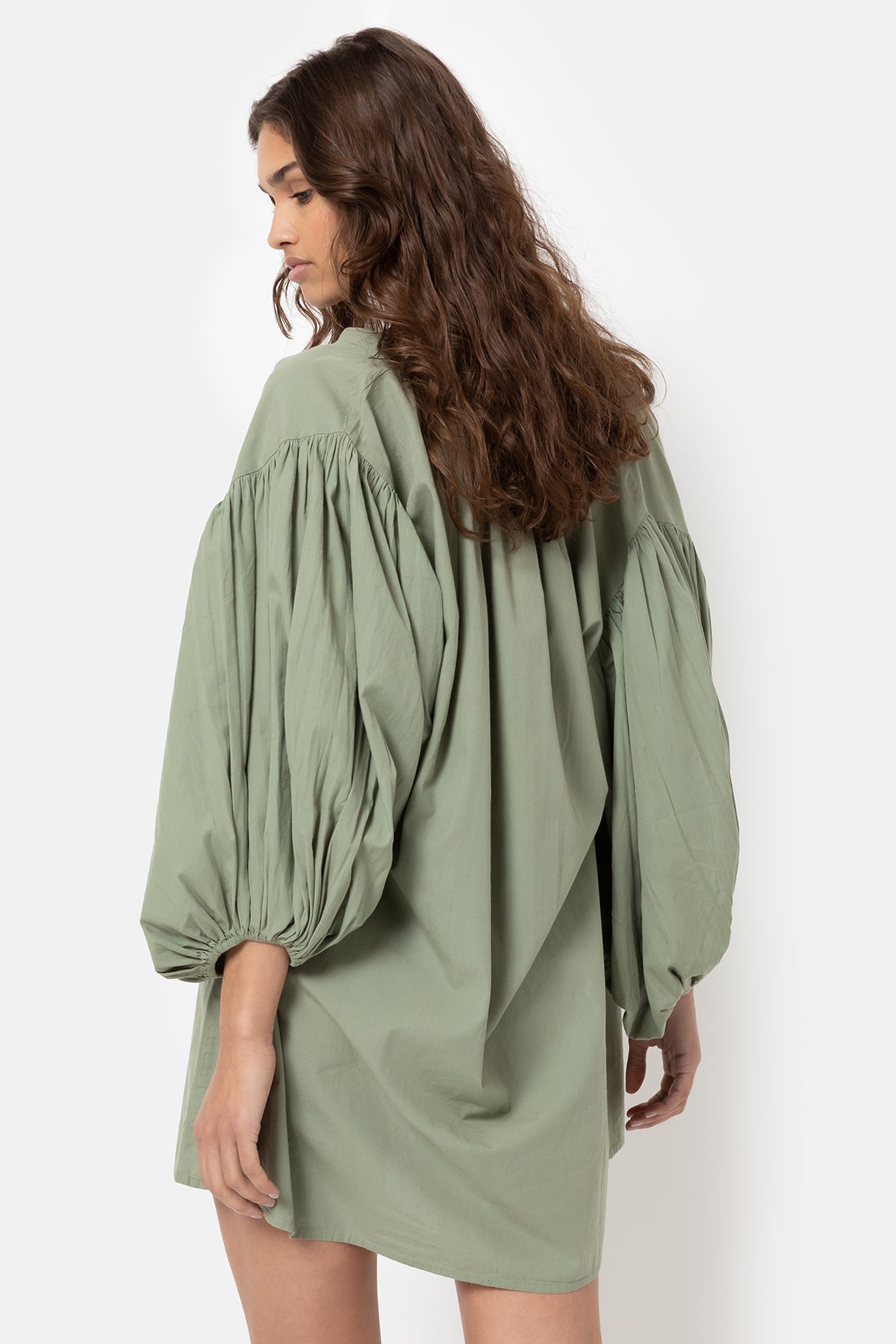 Robe-chemise Instance | Vert avocat