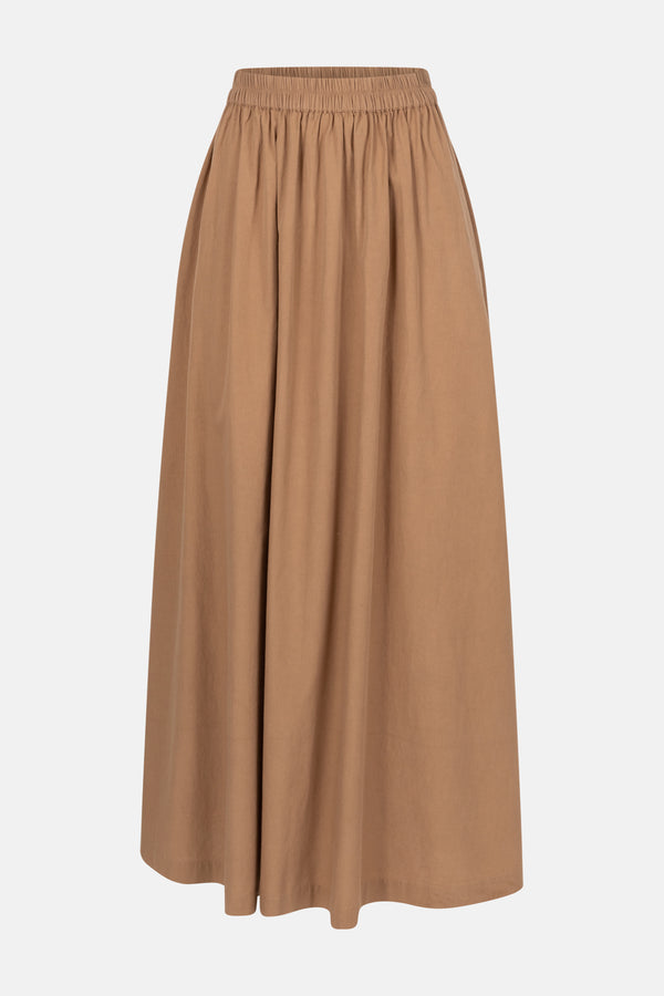 Jupe Longue Kilt | Camel
