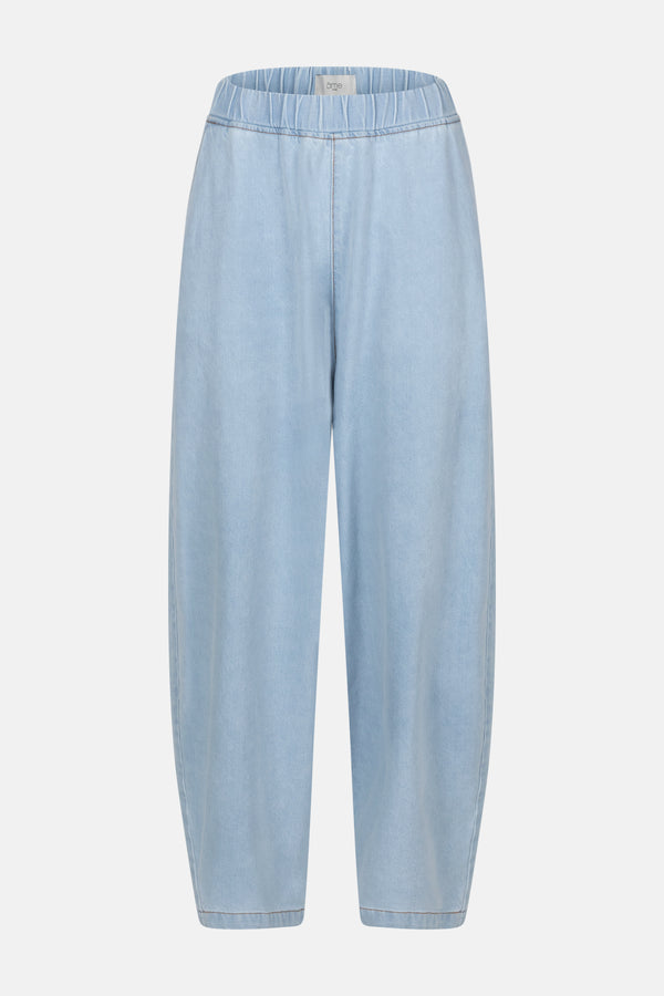 Okay Puffy Denim Pants | Light Blue