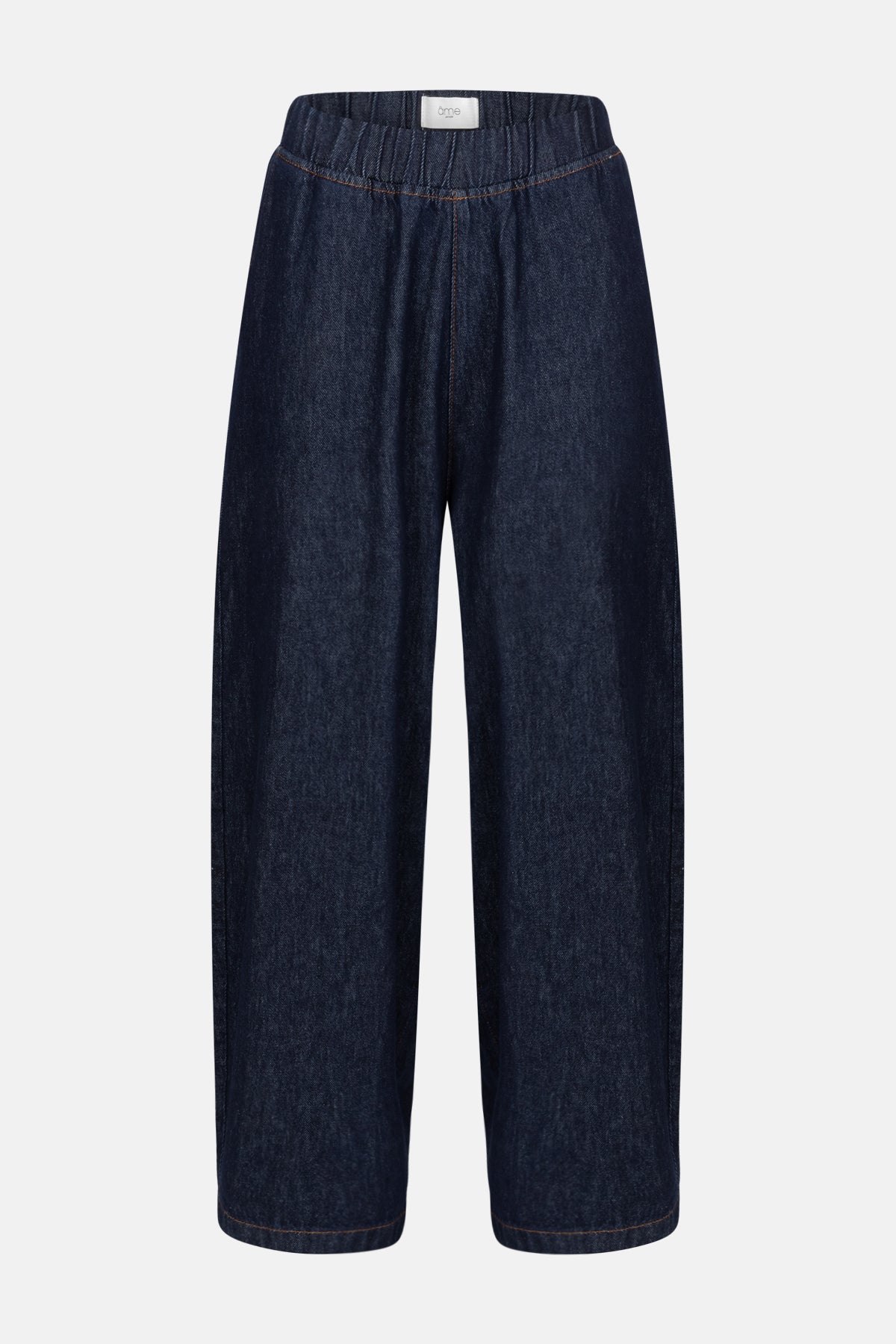 Okay Puffy Denim Pants | Dark Blue