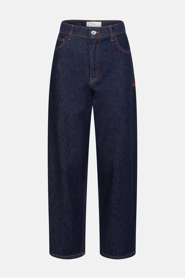 Mimi Straight Denim | Dark Blue