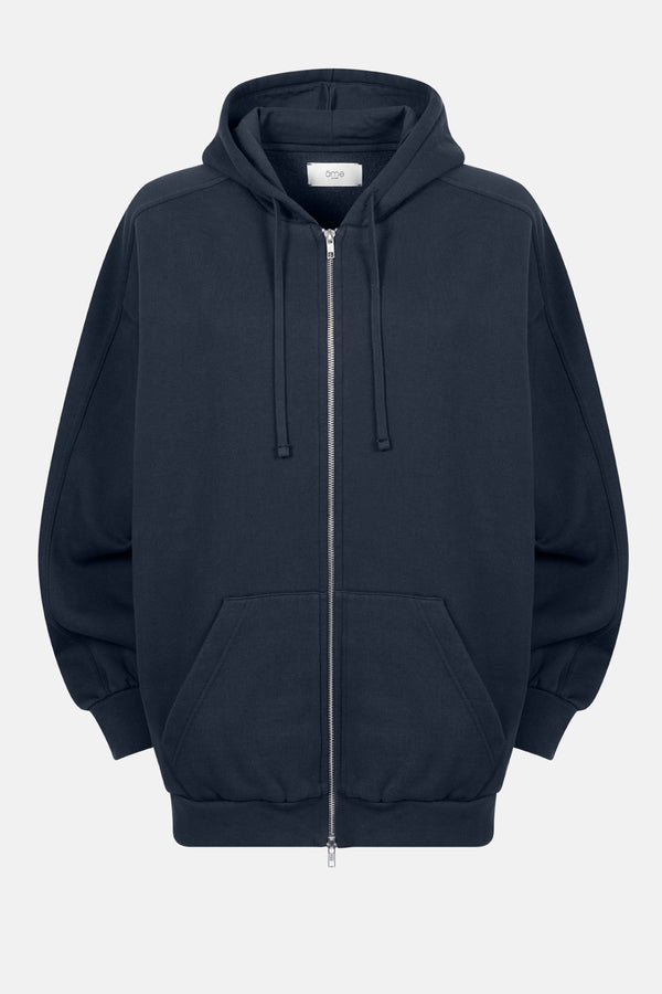 Ooper Hoodie With Zip | Navy